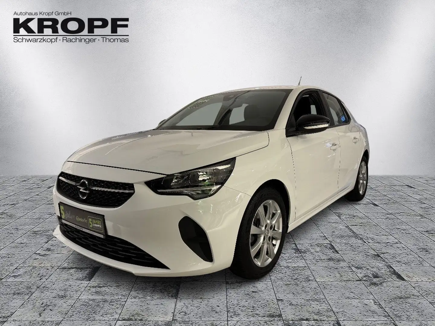 Opel Corsa F 1.2 Turbo Edition Kam.+LM+PDC+SpurH Weiß - 1