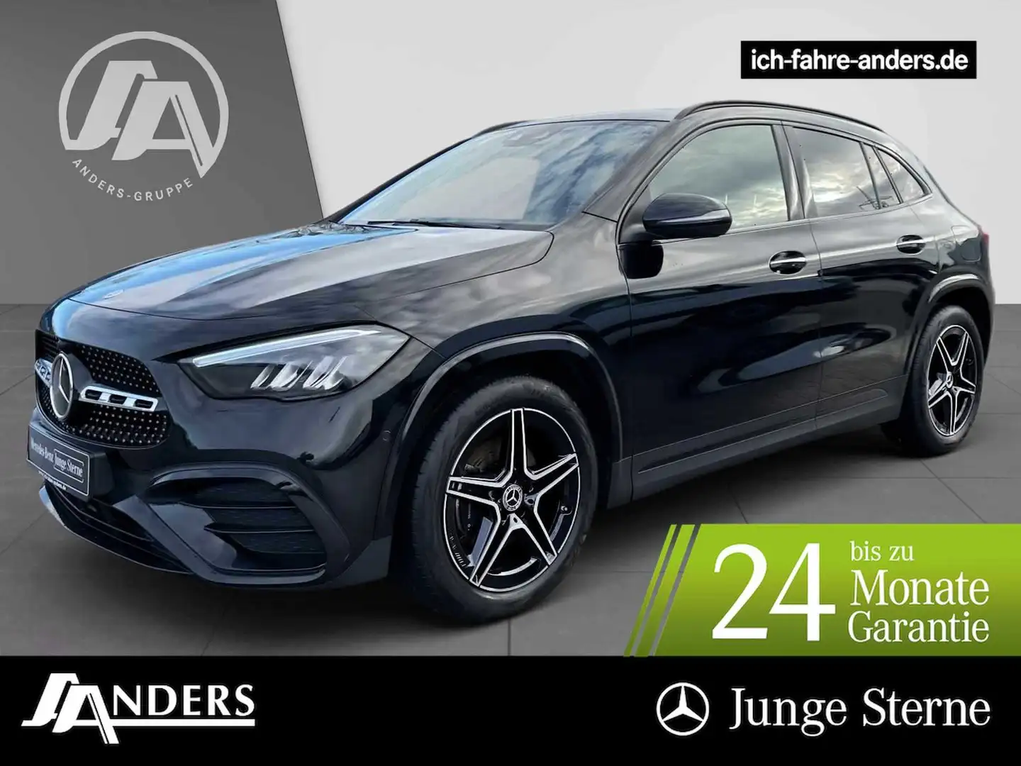 Mercedes-Benz GLA 220 d 4M AMG+Pano+Distr+AHK+Key+Kamera+SOUND Schwarz - 1