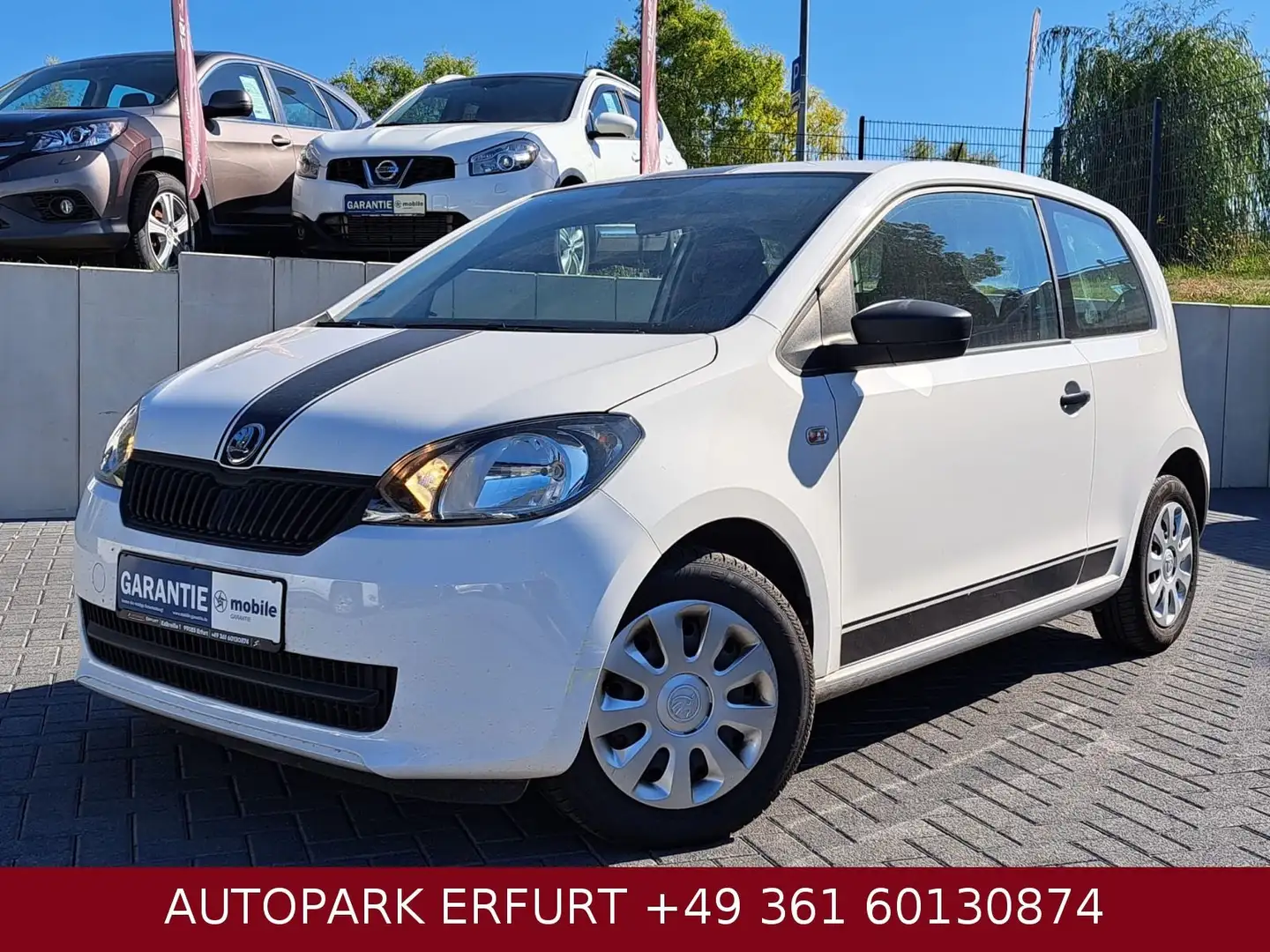 Skoda Citigo 1.0 MPI 44kW Ambition*Klima*TÜV+SERVICE N White - 1