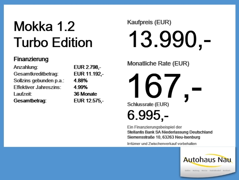 Opel Mokka 1.2 Turbo Edition Incl.Big Deal Paket — photo 3