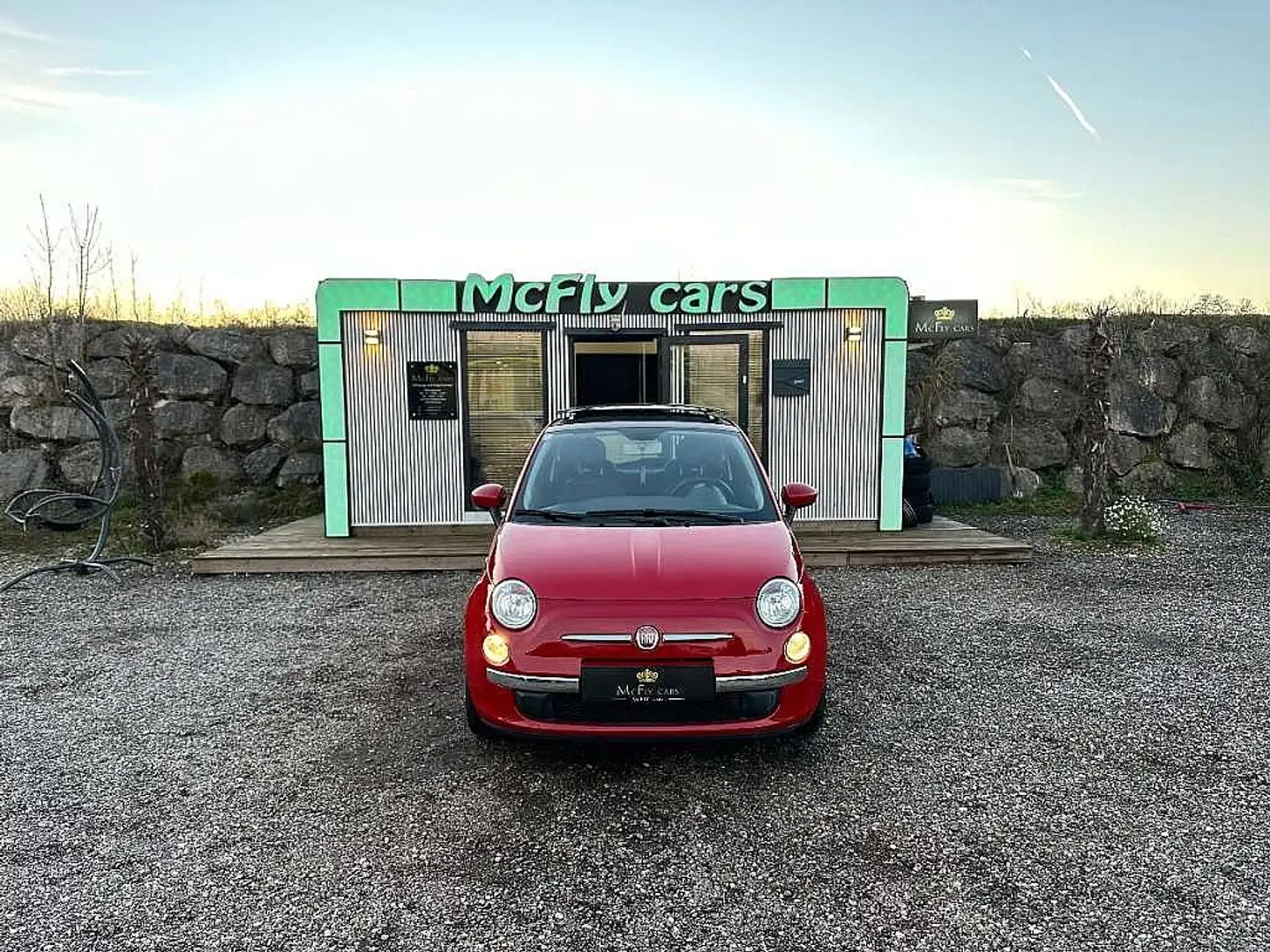 Fiat 500 - by Gucci - PANORAMADACH - GLASDACH - SCHIEBED... Rot - 2