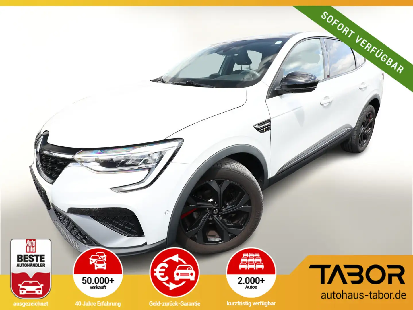 Renault Arkana TCe 140 EDC R.S. Line Leder Nav ACC Kam Weiß - 1