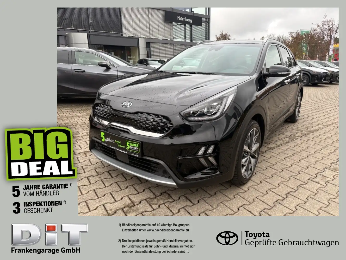 Kia Niro 1.6 Hybrid Spirit Navi, Sitzbelüftung, Xenon Noir - 1