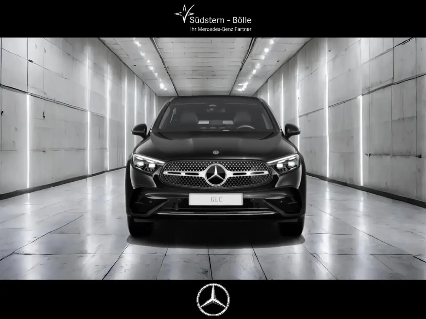 Mercedes-Benz GLC 220 d 4M Coupe +AMG+SHZ+MEMORY+NAVI+AMBIENTE Noir - 2