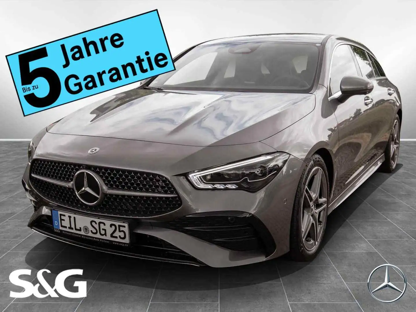 Mercedes-Benz CLA 200 AMG MBUX+360°+M-LED+AHK Grau - 1