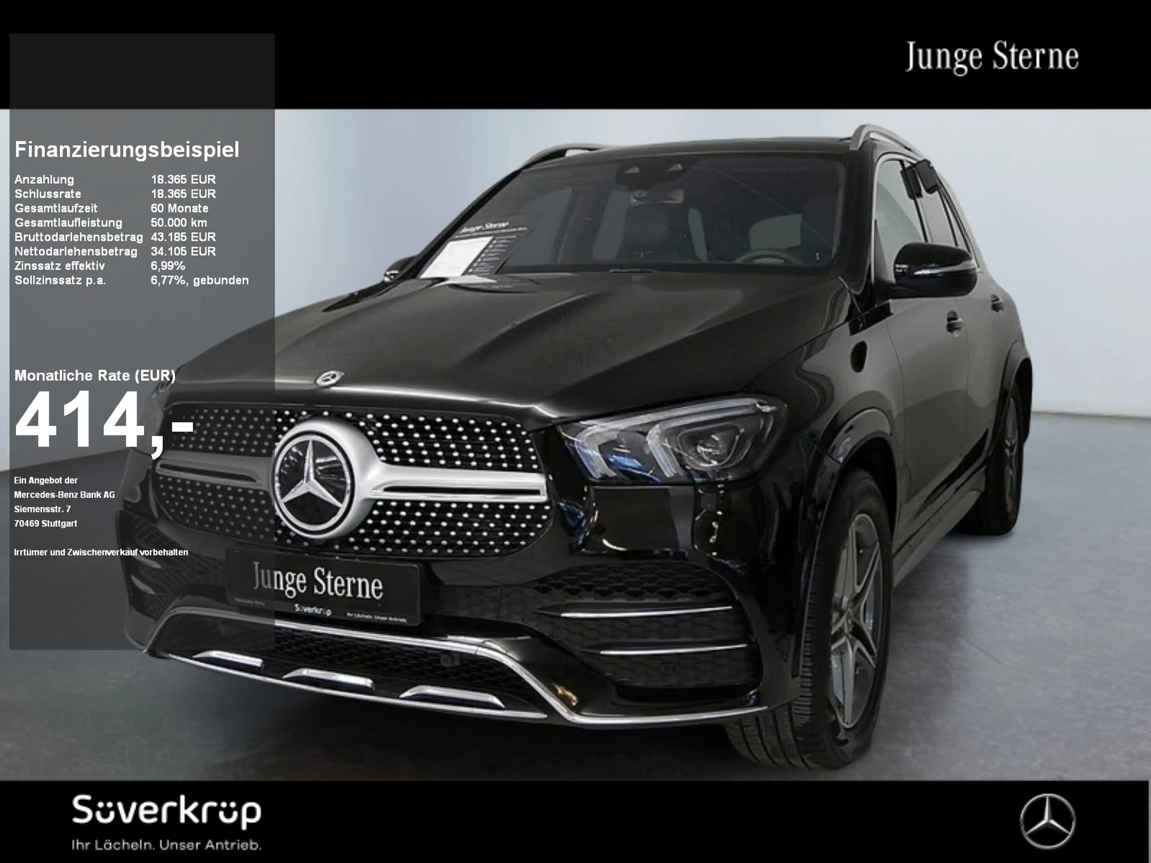 Mercedes-Benz GLE 300 d 4M AMG WIDE KAMERA PANO SPUR PDC SHD
