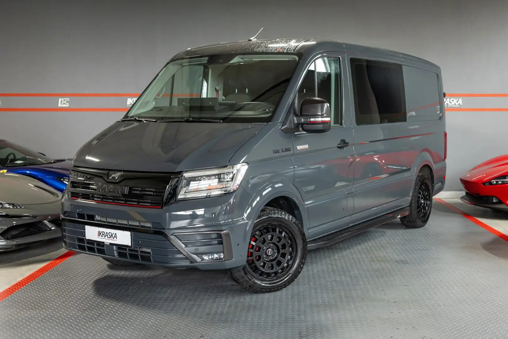 Volkswagen Crafter MAN TGE 2.0 TDI 4x4 5-Sitzer Lion S Grau - 1
