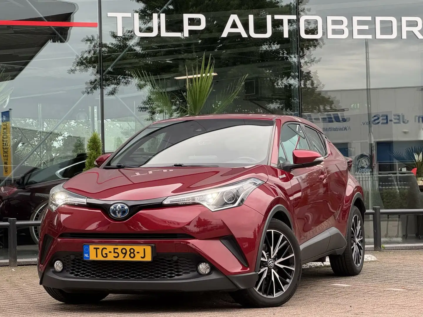 Toyota C-HR 1.8 Hybrid Energy 2018 Clima Navi pdc Cruise Cnt Rojo - 2