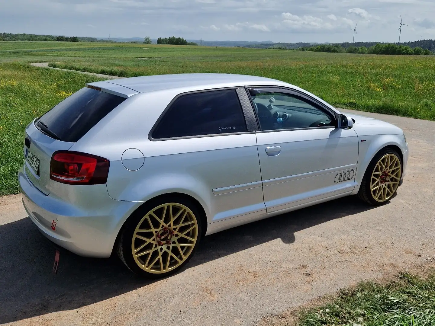 Audi A3 1.8 TFSI S line Sportpaket Silber - 2