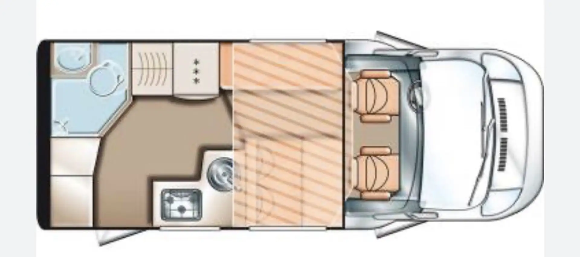 Caravans-Wohnm Carado Carado t138 Weiß - 2