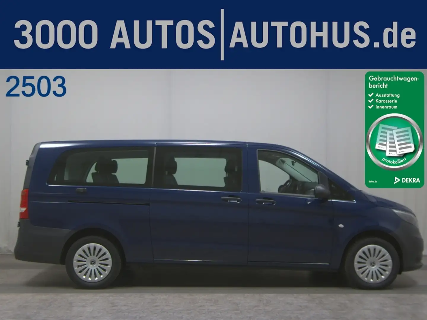 Mercedes-Benz Vito Tourer 114 CDI extralang 8-Sitze Navi RFK Blau - 1