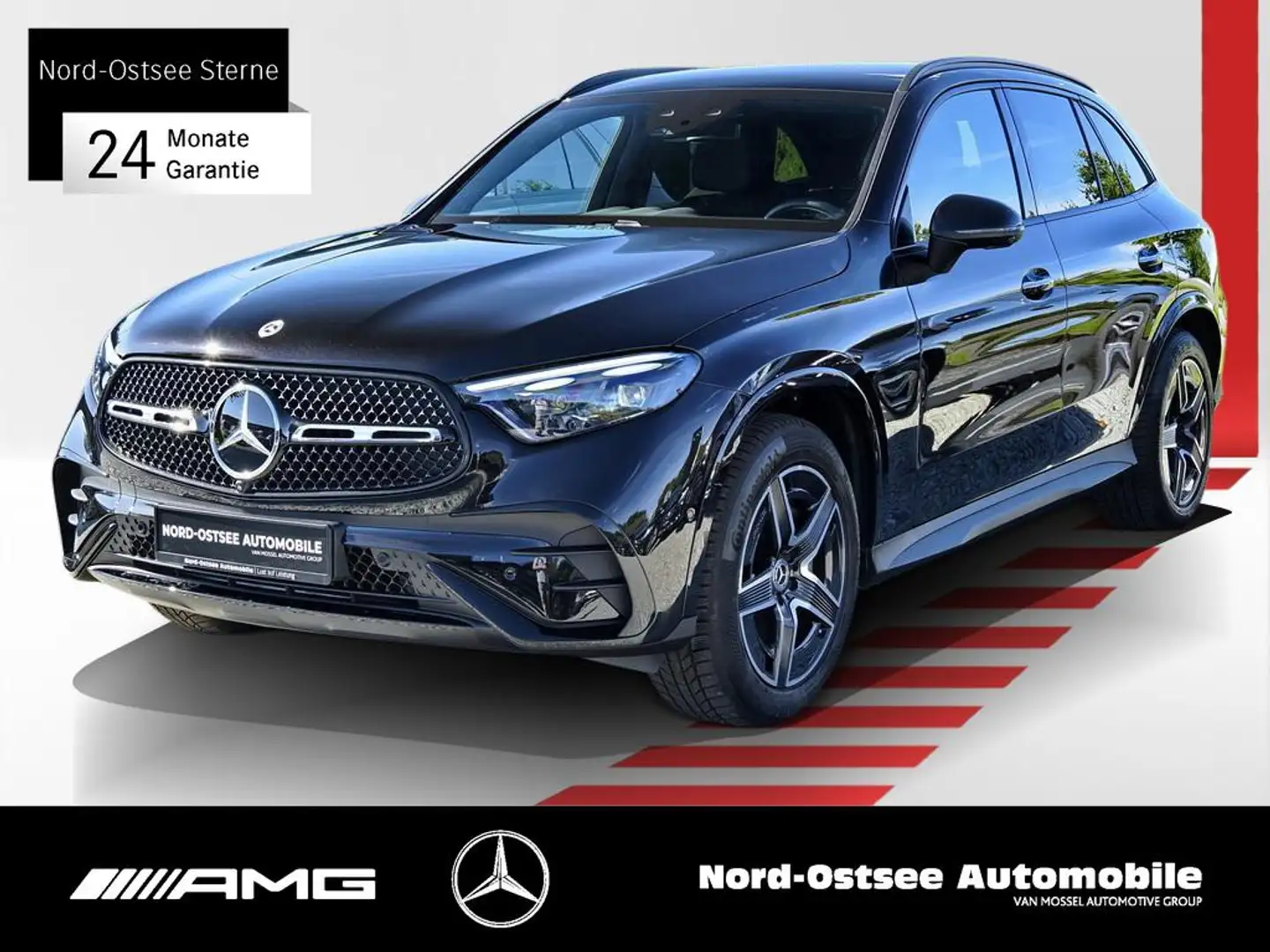Mercedes-Benz GLC 220 d 4M DISTR NAVI SHZ 360°-KAM LED KLIMA Noir - 1