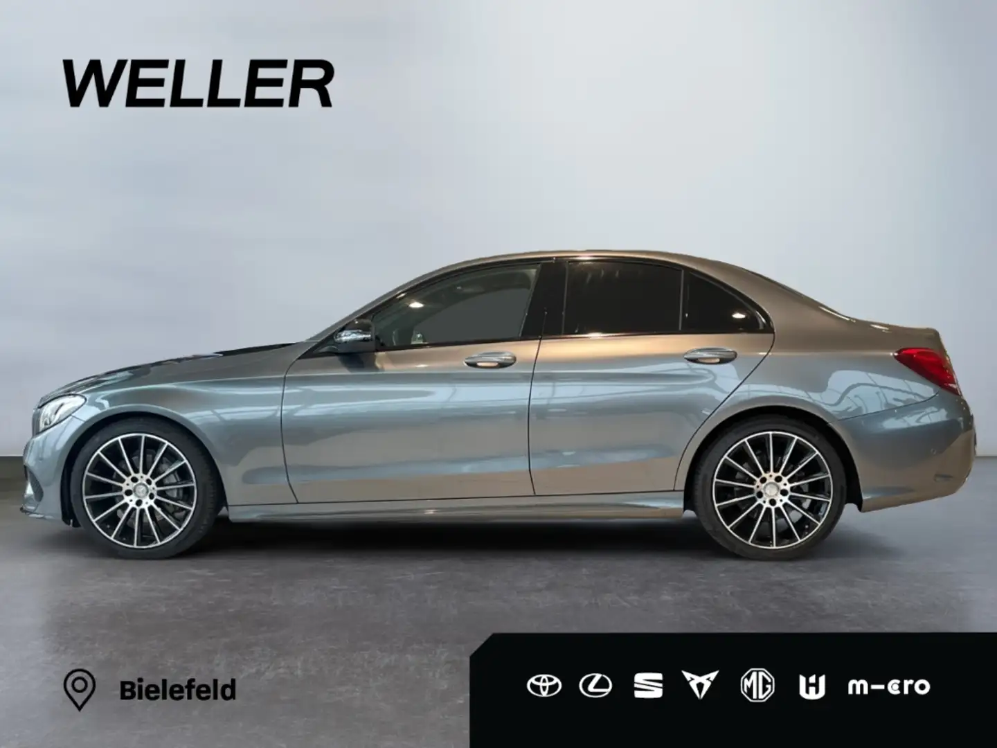 Mercedes-Benz C 200 AMG 9G-TRONIC Edition *Pano*Navi*LED*CAM*Rückfahrk Grijs - 2