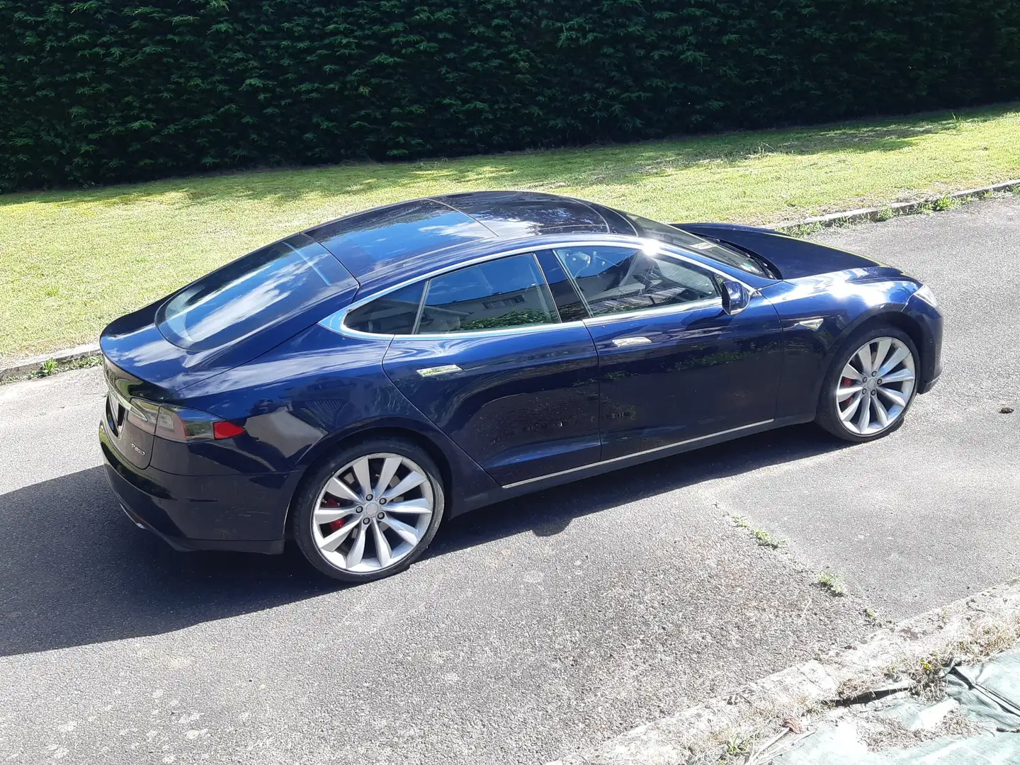 Tesla Model S MODEL+S+85+kWh+Performance+Dual+Motor Bleu - 2
