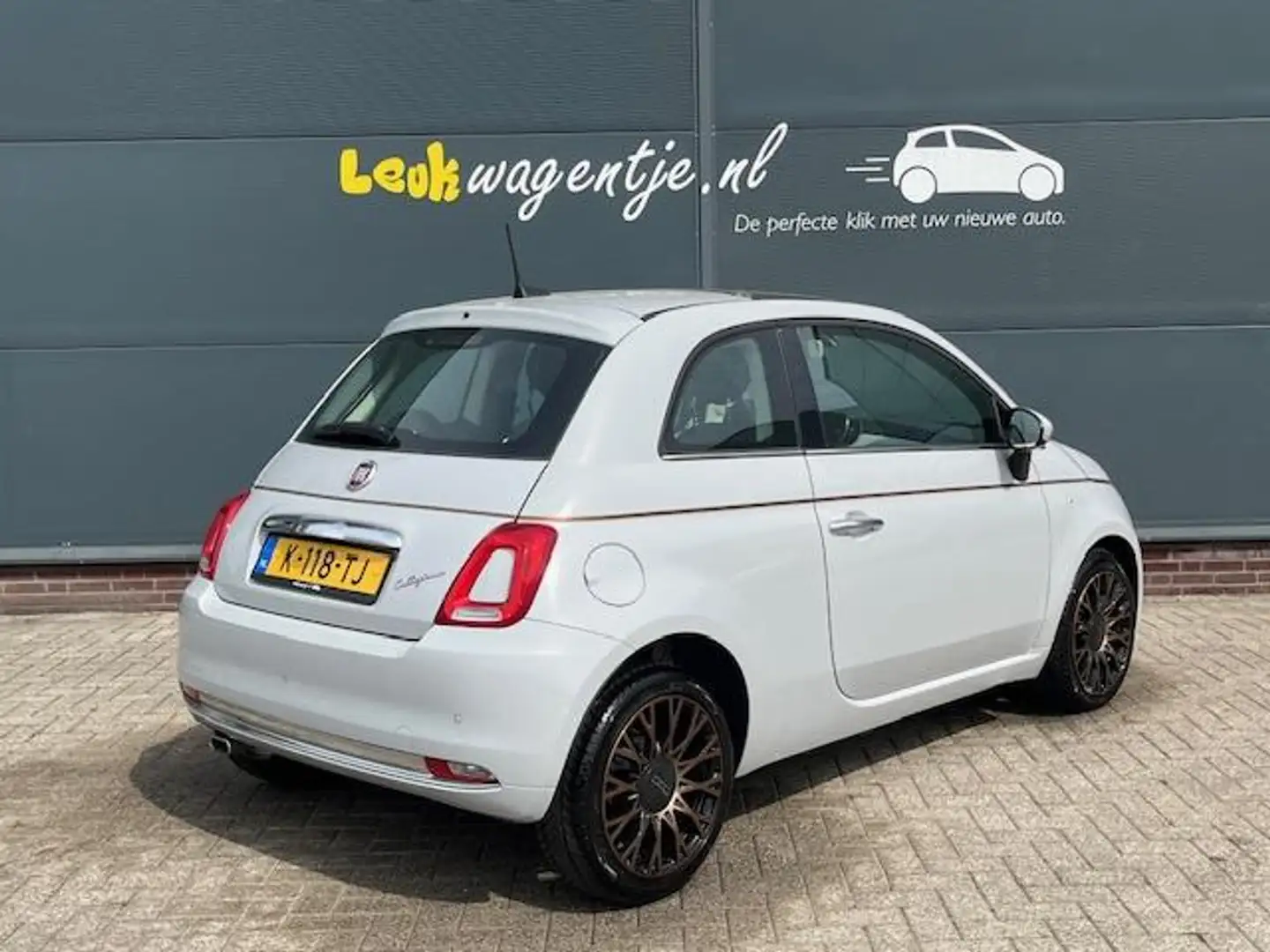 Fiat 500 1.2 Collezione *carplay *climate *16 inch *uniek Grijs - 2