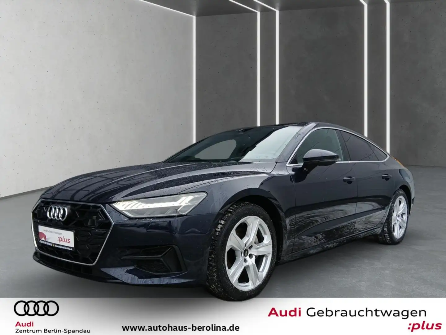 Audi A7 45 TDI qu. S tronic *PANO*HuD*AHK* Bleu - 2