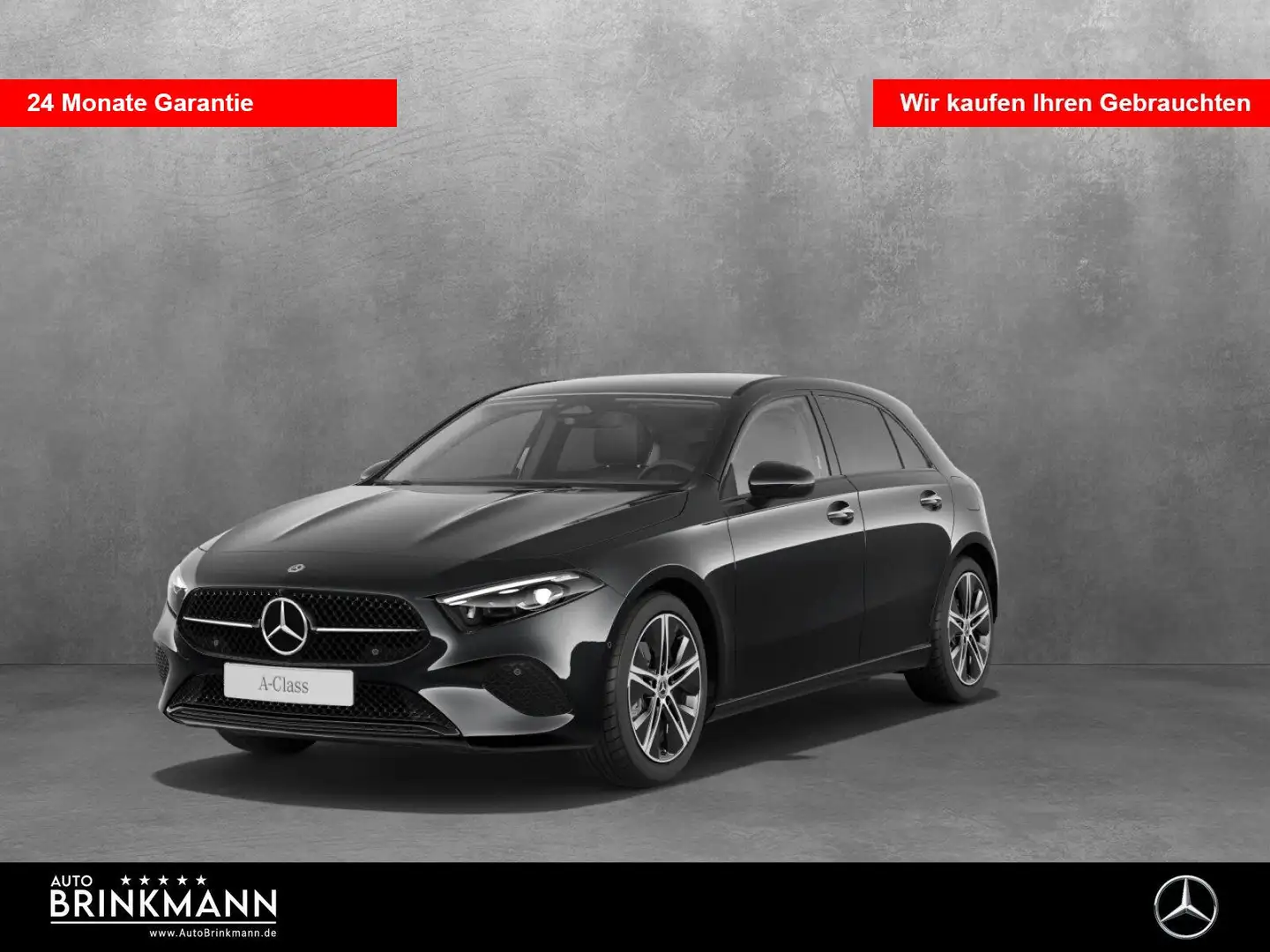 Mercedes-Benz A 200 A 200 PROGRESSIVE/LED/MBUX/NAVI/NIGHT SHZ/Kamera Zwart - 1