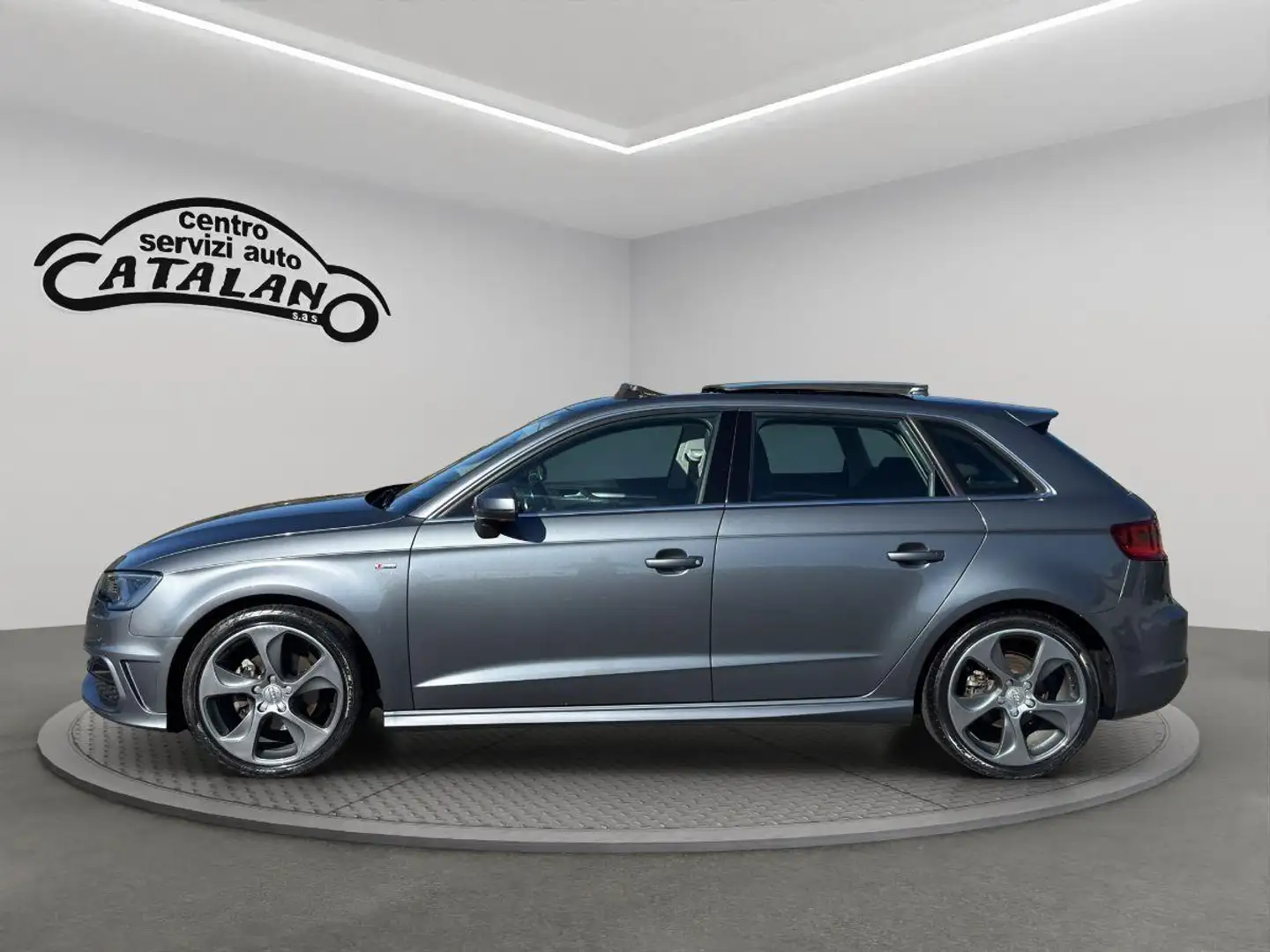 Audi A3 2.0 TDI 150 CV quattro S LINE edition TETTO Gris - 2
