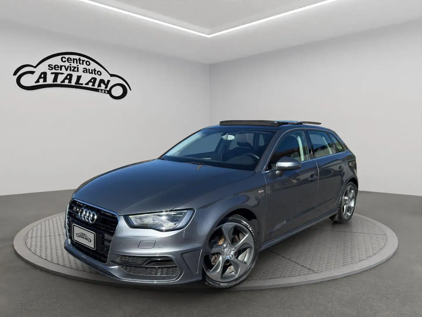 Audi A3 2.0 TDI 150 CV quattro S LINE edition TETTO Gris - 1
