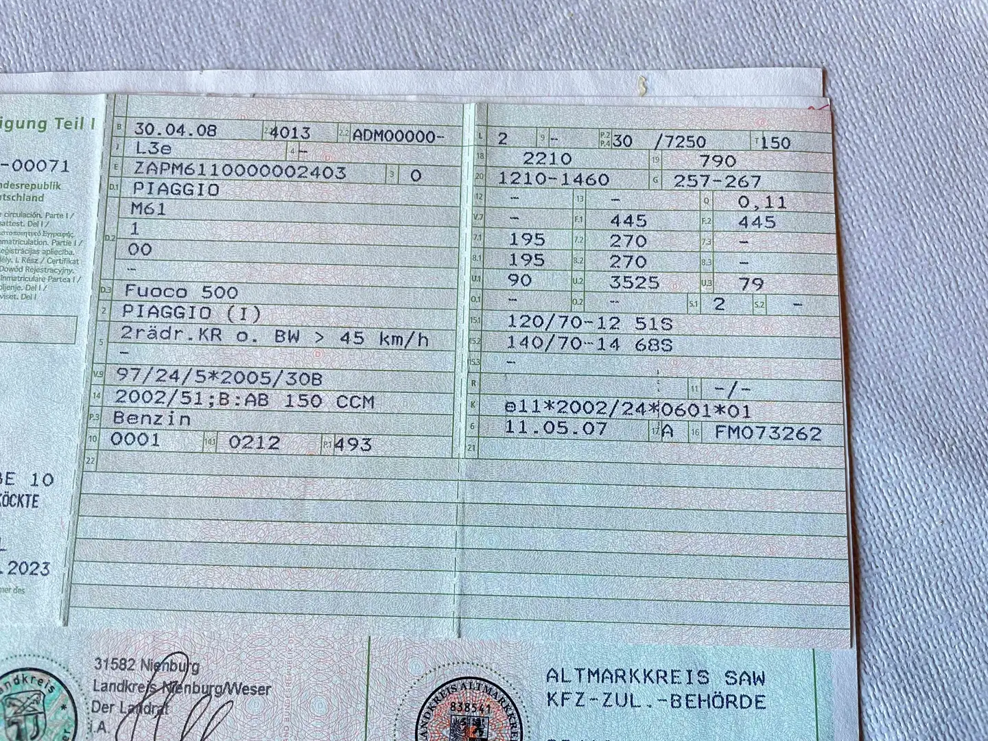 Piaggio Beverly 500 ACHTUNG     Fuoco 500 Rojo - 2