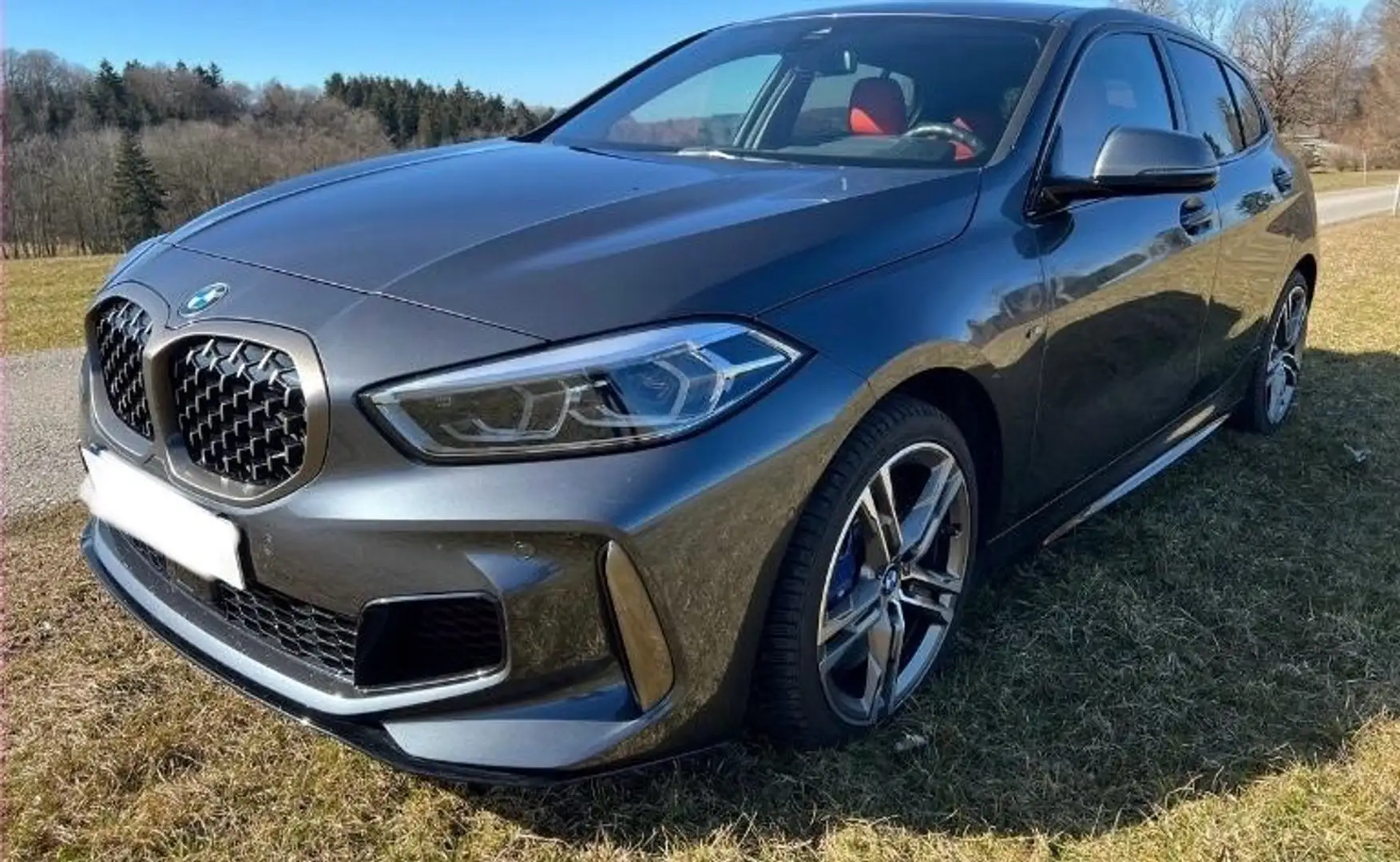 BMW 135 M 135i xdrive auto Gris - 1