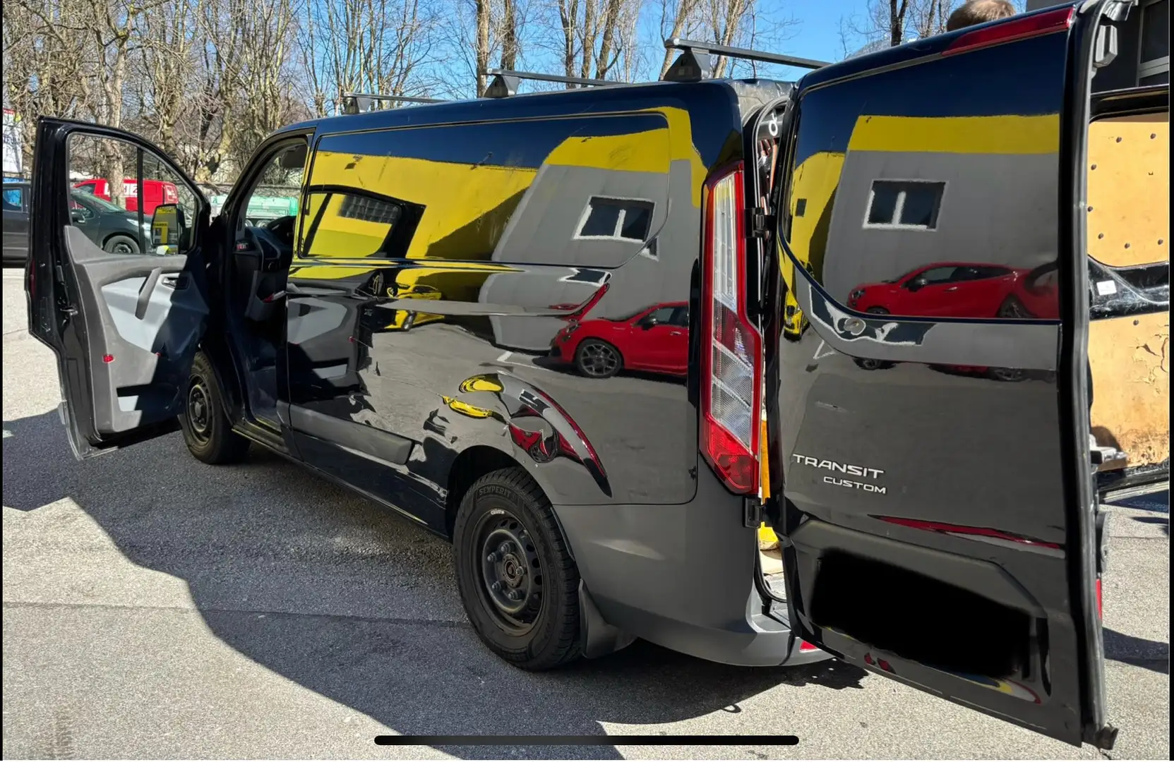 Ford Transit Custom Variobus 2,0 TDCI L2H1 310 Trend Siyah - 1