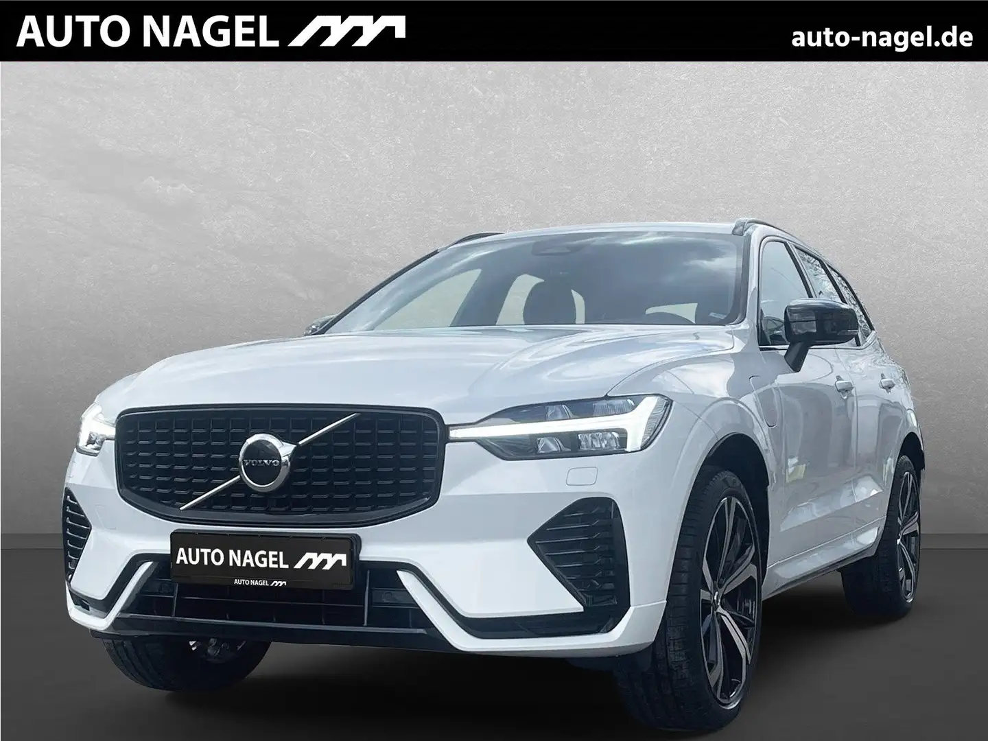 Volvo XC60 T6 AWD R-Design+AHK+Harman Kardon+Voll LED Biały - 1