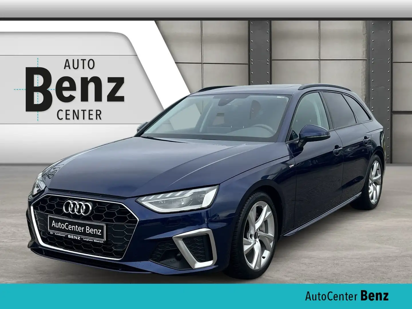 Audi A4 AVANT 40 TFSI S-LINE *NAVI*PANO*MATRIX-LED* Klima Bleu - 1