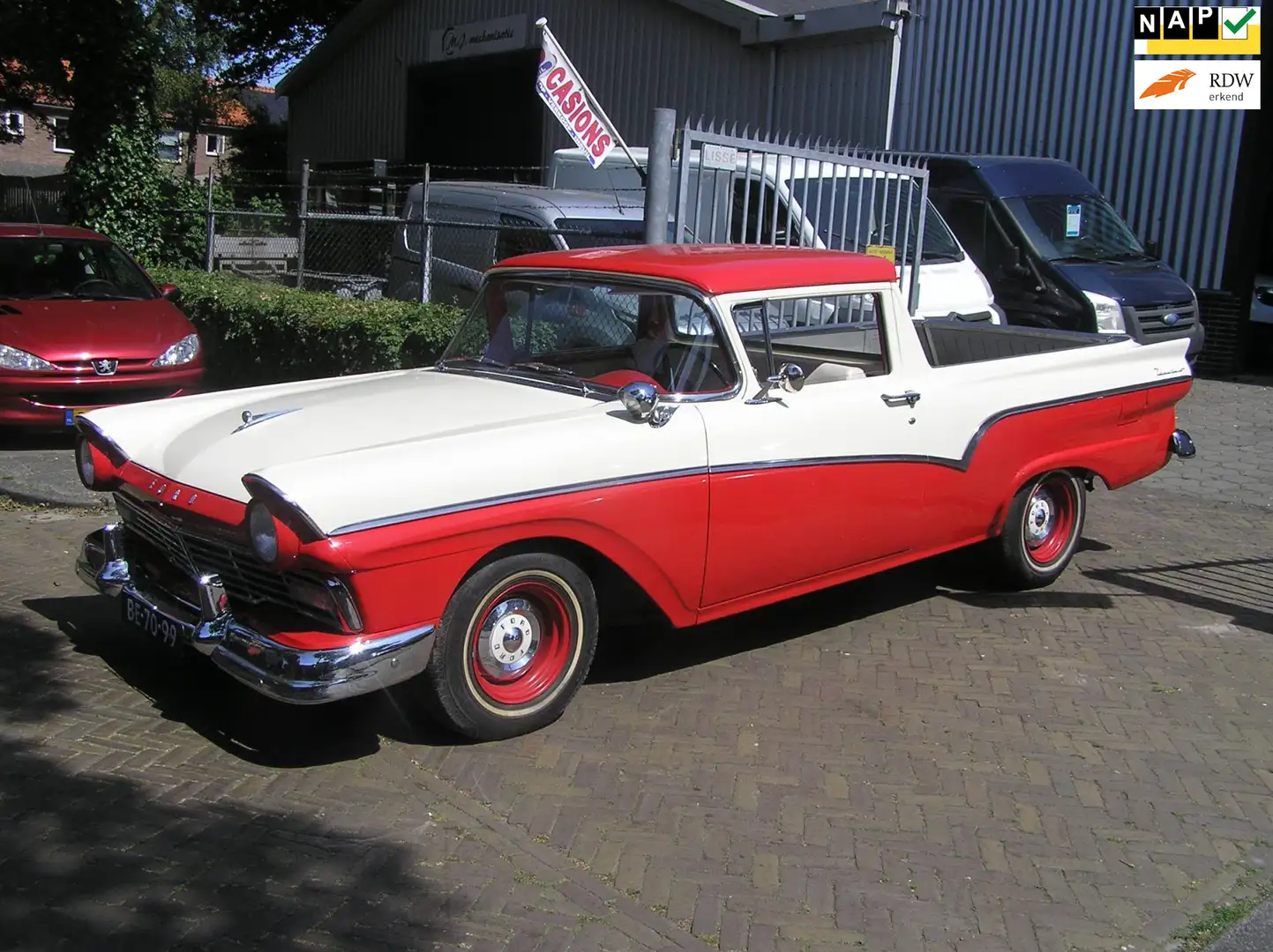 Ford RANCHERO sturbekr V 8 6600 cm³ taxatie rapport 385 Blanc - 1