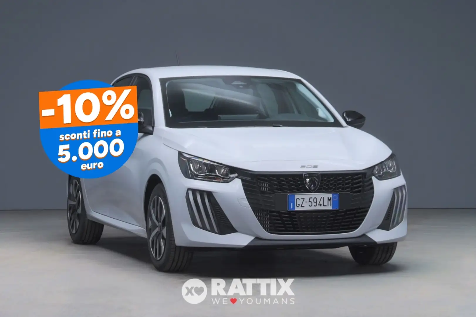 Peugeot 208 1.2 Puretech 100CV Style Blanc - 1