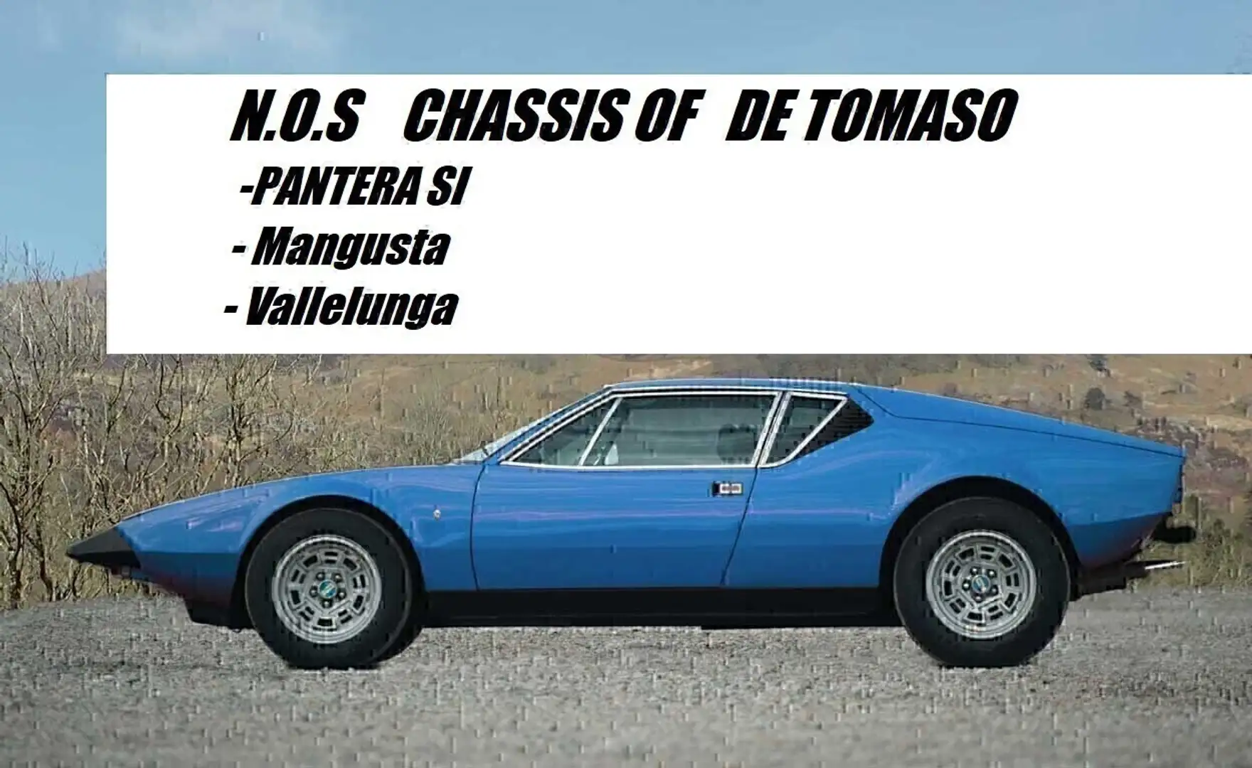 De Tomaso Pantera Pantera L SOLO TELAI Gelb - 1