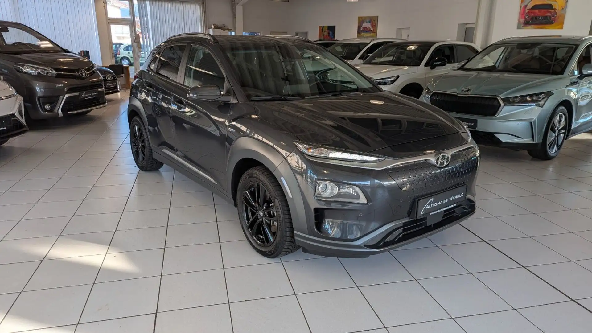 Hyundai KONA Plus Elektro 2WD ACC*64kwH*PDC*LED* Grau - 2