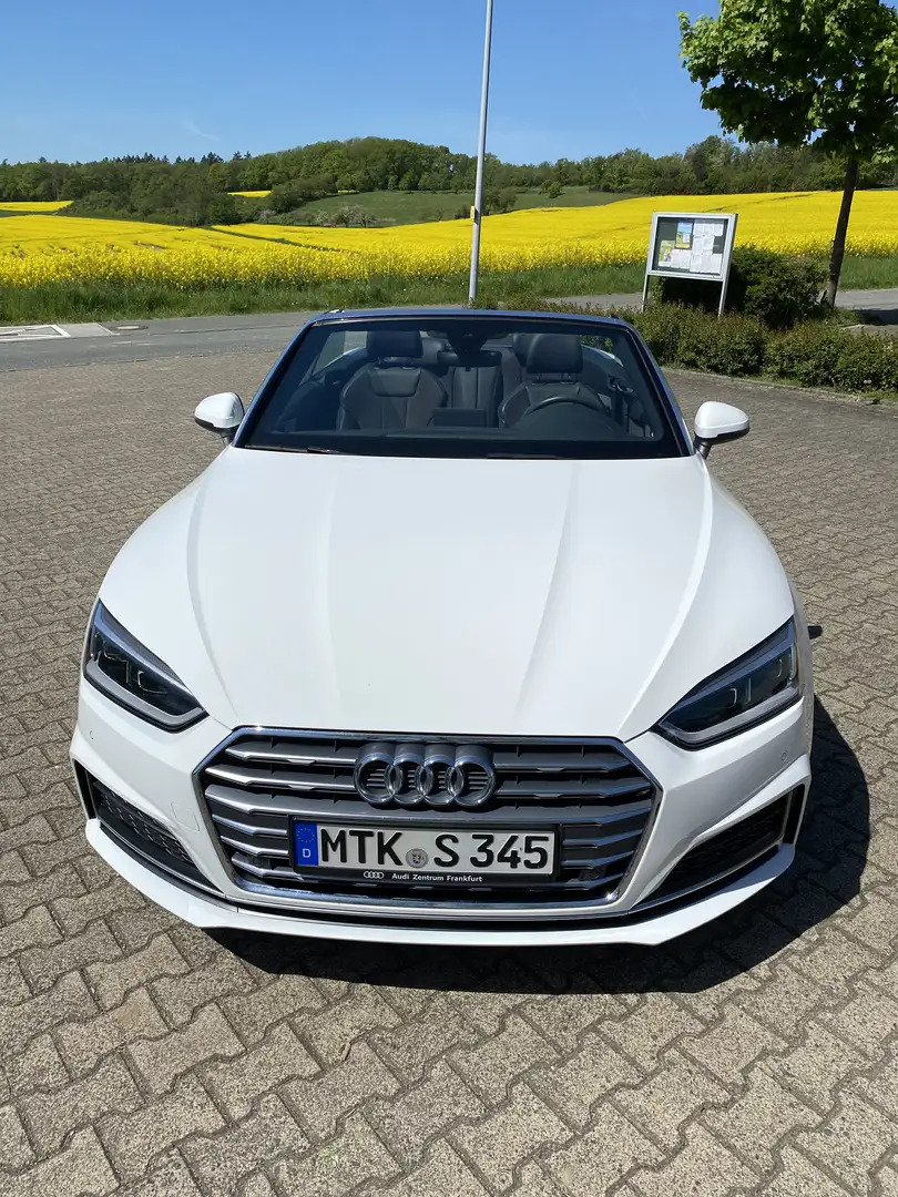 Audi A5 Cabrio 2.0 TFSI design Weiß - 2
