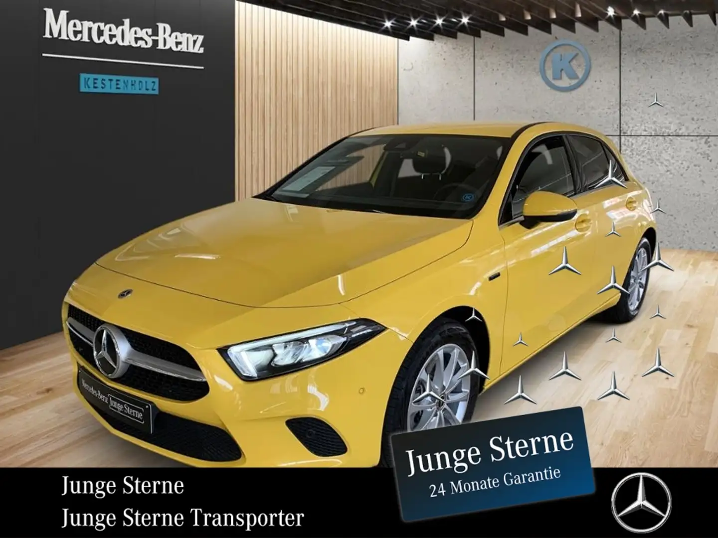 Mercedes-Benz A 250 e Kompaktlimousine *MBUX*STHZ*NAVI*LED* Amarillo - 1