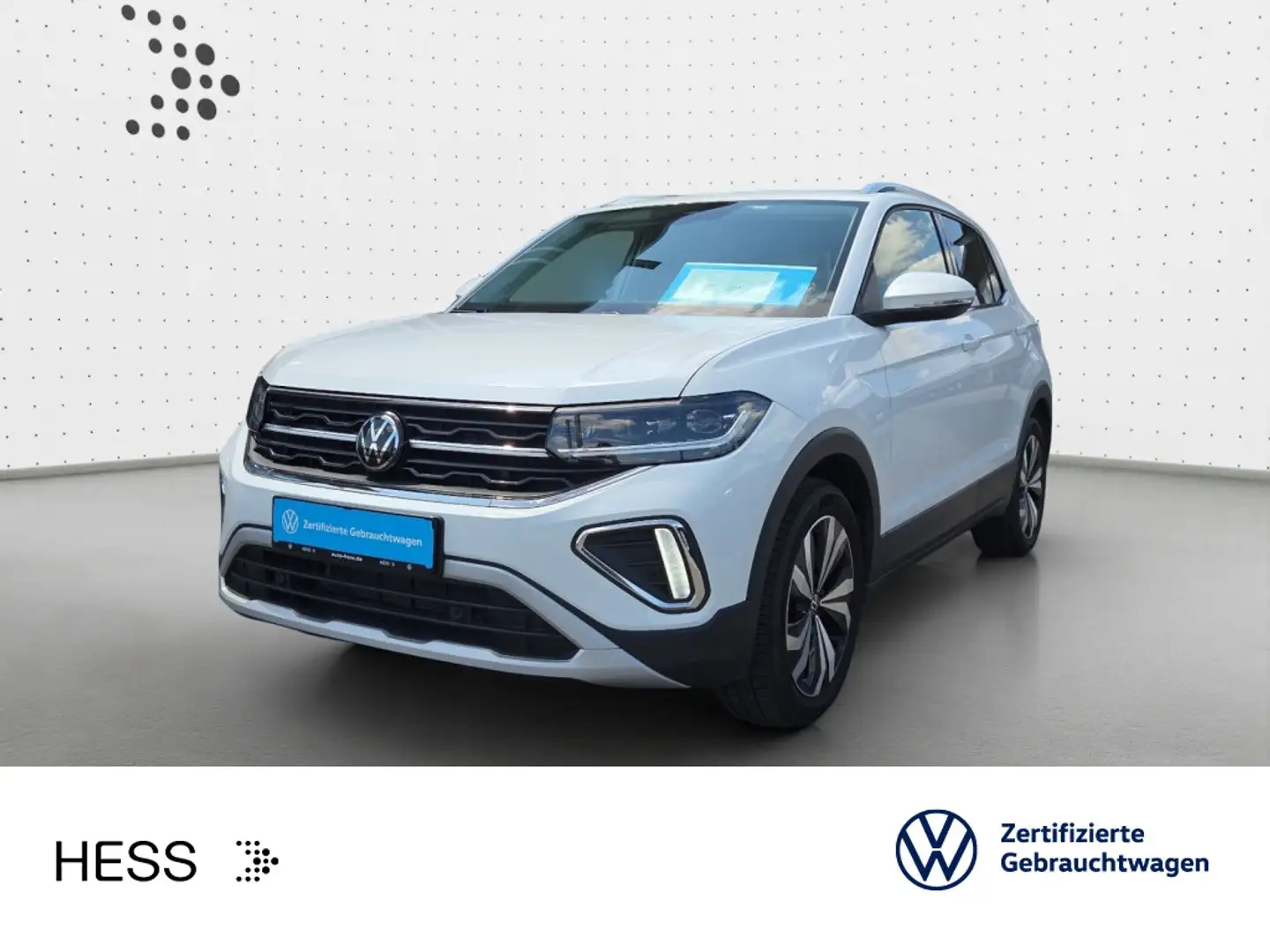 Volkswagen T-Cross 1.0 TSI DSG STYLE*IQ.LIGHT*NAVI*KLIMA*PD Wit - 1