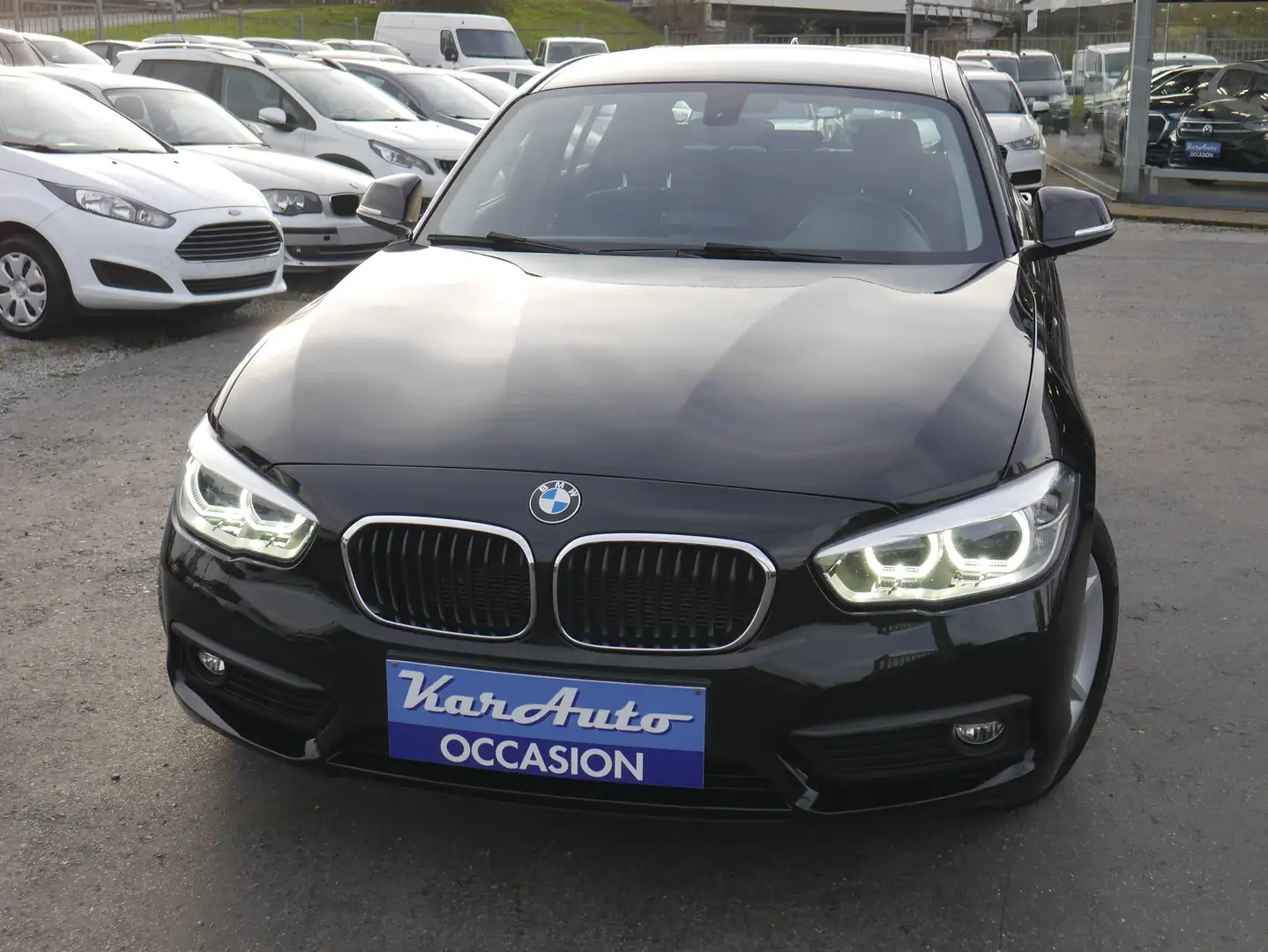 BMW 118 118iAUT*GPS*CLIM* Negro - 1