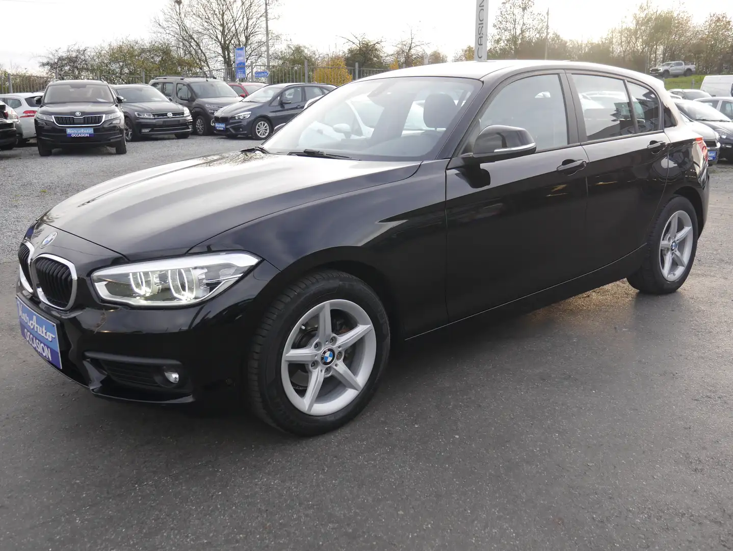 BMW 118 118iAUT*GPS*CLIM* Negro - 2