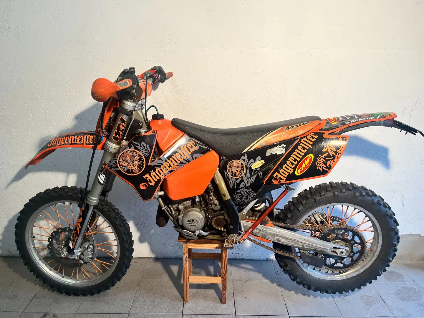 KTM 125 EXC enduro 2004 Oranžová - 2