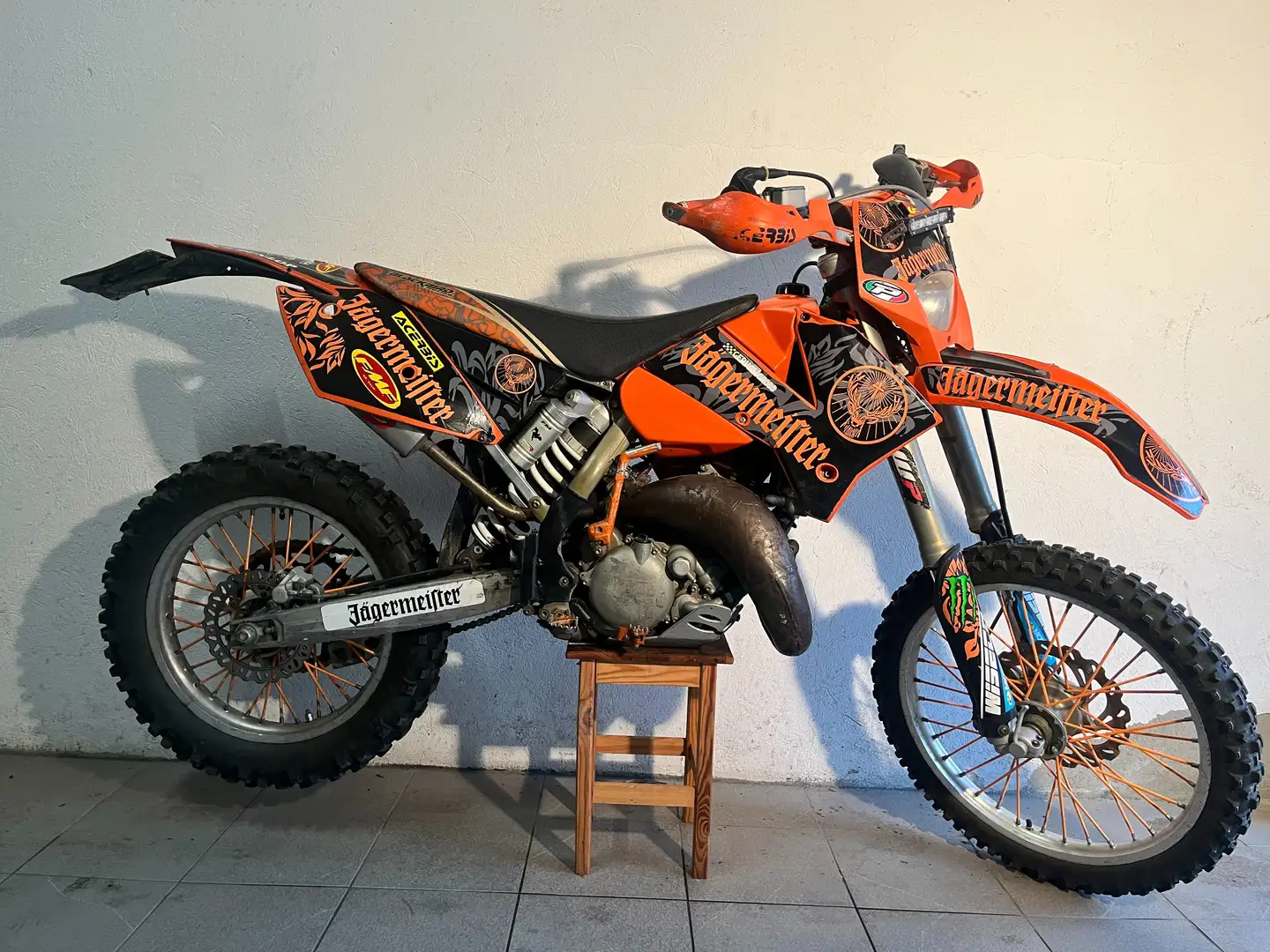 KTM 125 EXC enduro 2004 Oranžová - 1