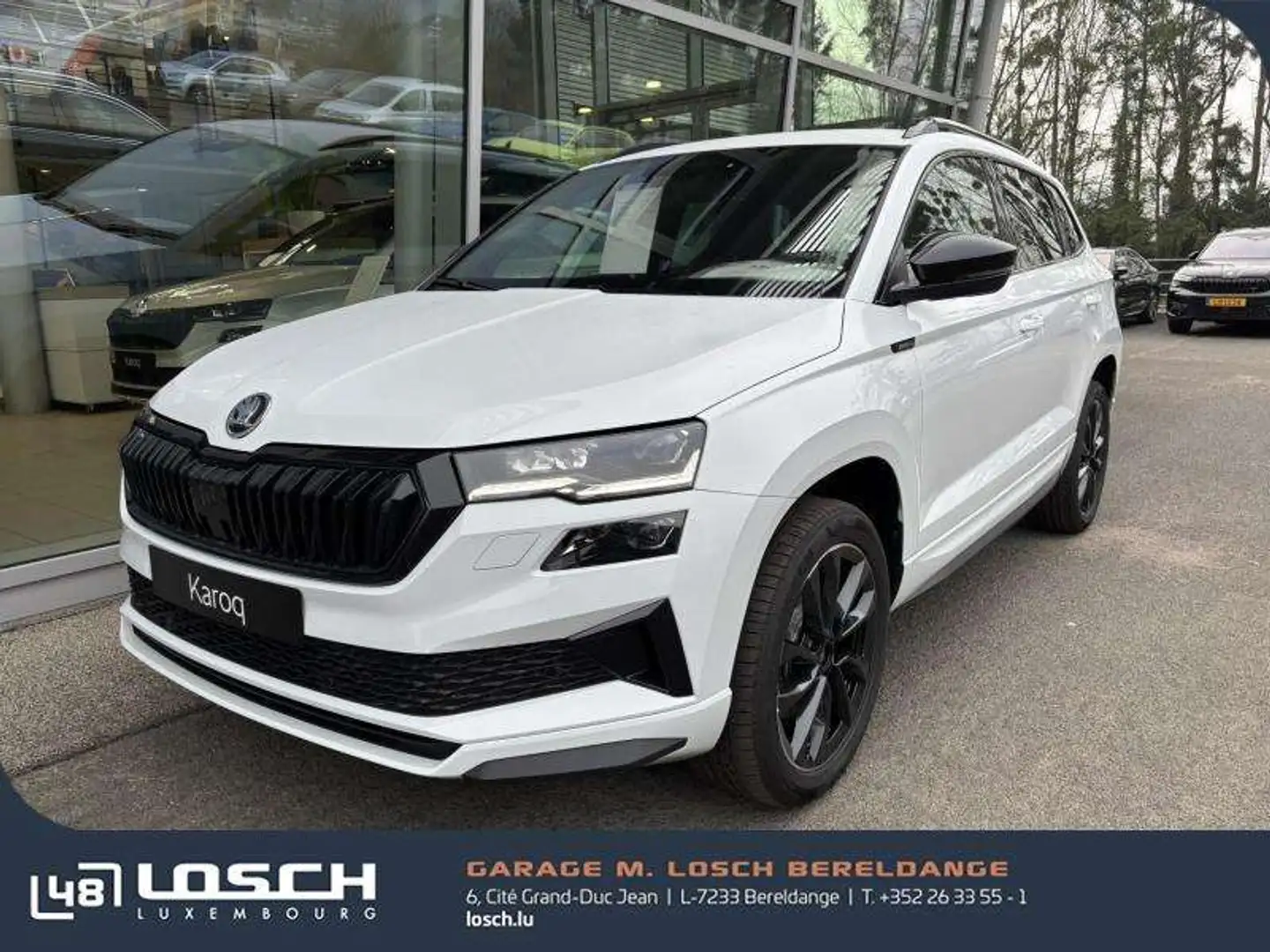 Skoda Karoq Sportline Blanc - 1