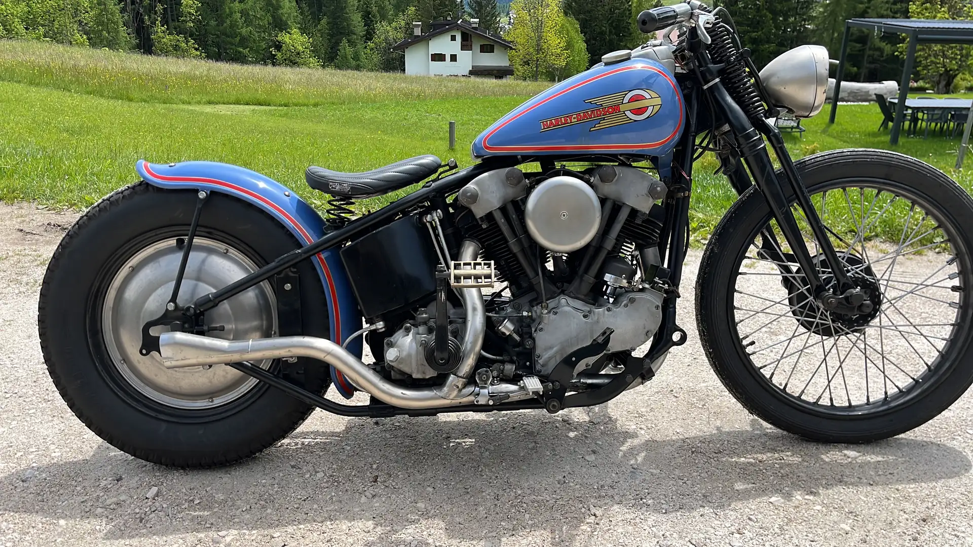 Harley-Davidson Knucklehead Knuck Blue - 2