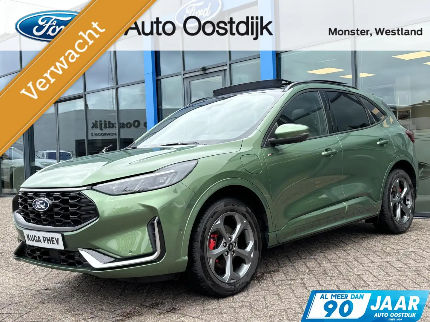 Ford Kuga 2.5 PHEV ST-Line X 243PK Elek. Trekhaak Panodak AG Groen - 1