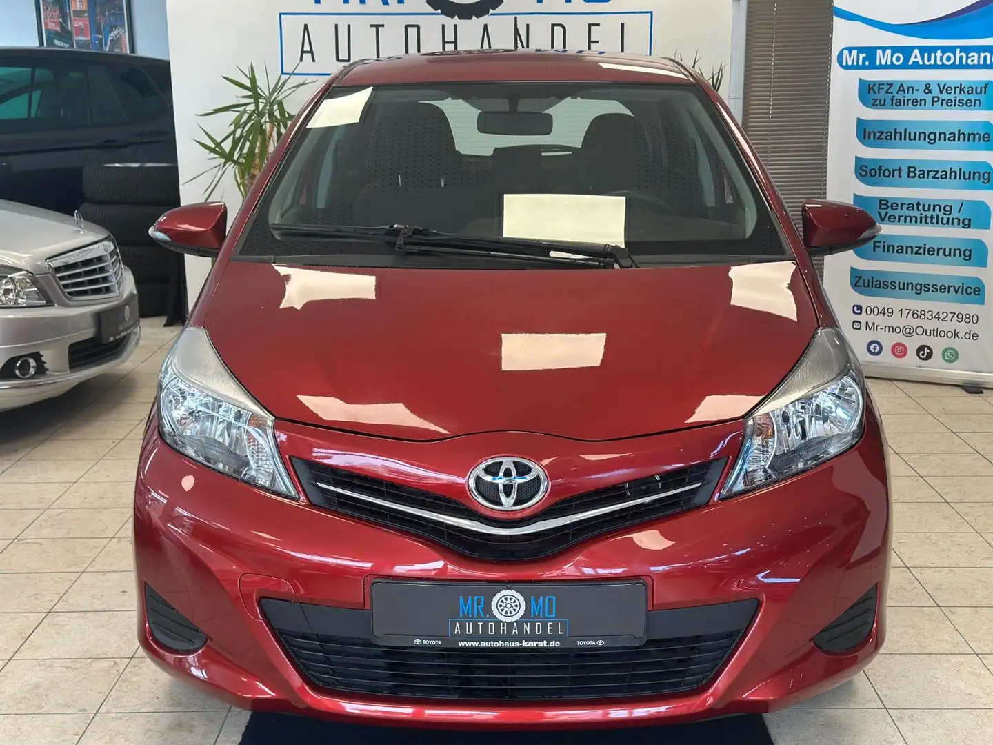 Toyota Yaris Life°1.0°Klima°El.Fenster°Tüv°Servo Rouge - 1
