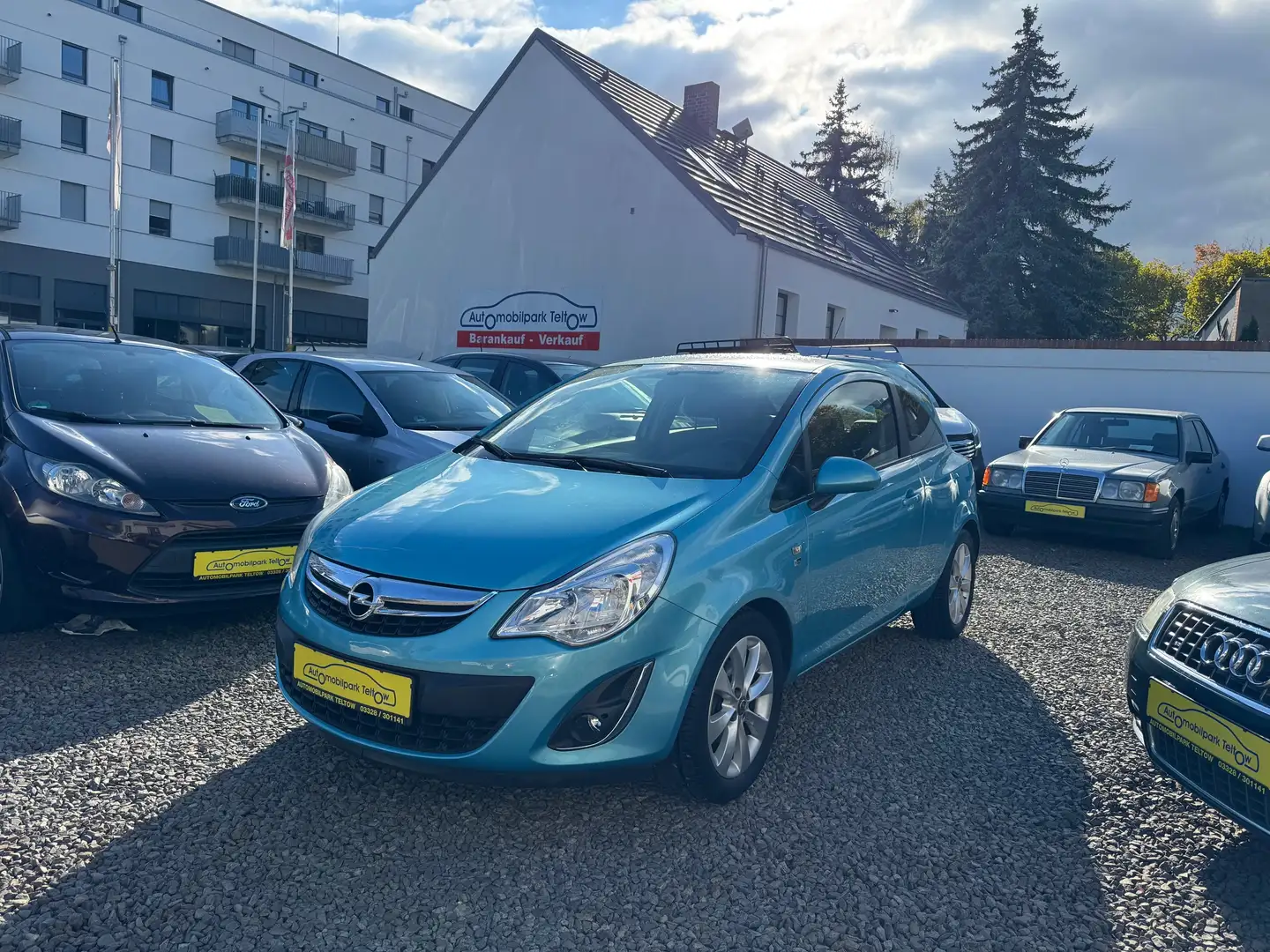 Opel Corsa 150 Jahre Opel, *Teilleder, SHZ, Lenkradheizung!* Bleu - 1