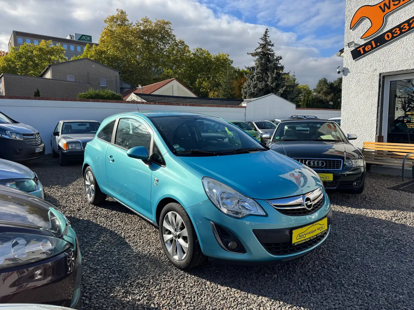 Opel Corsa 150 Jahre Opel, *Teilleder, SHZ, Lenkradheizung!* Bleu - 2