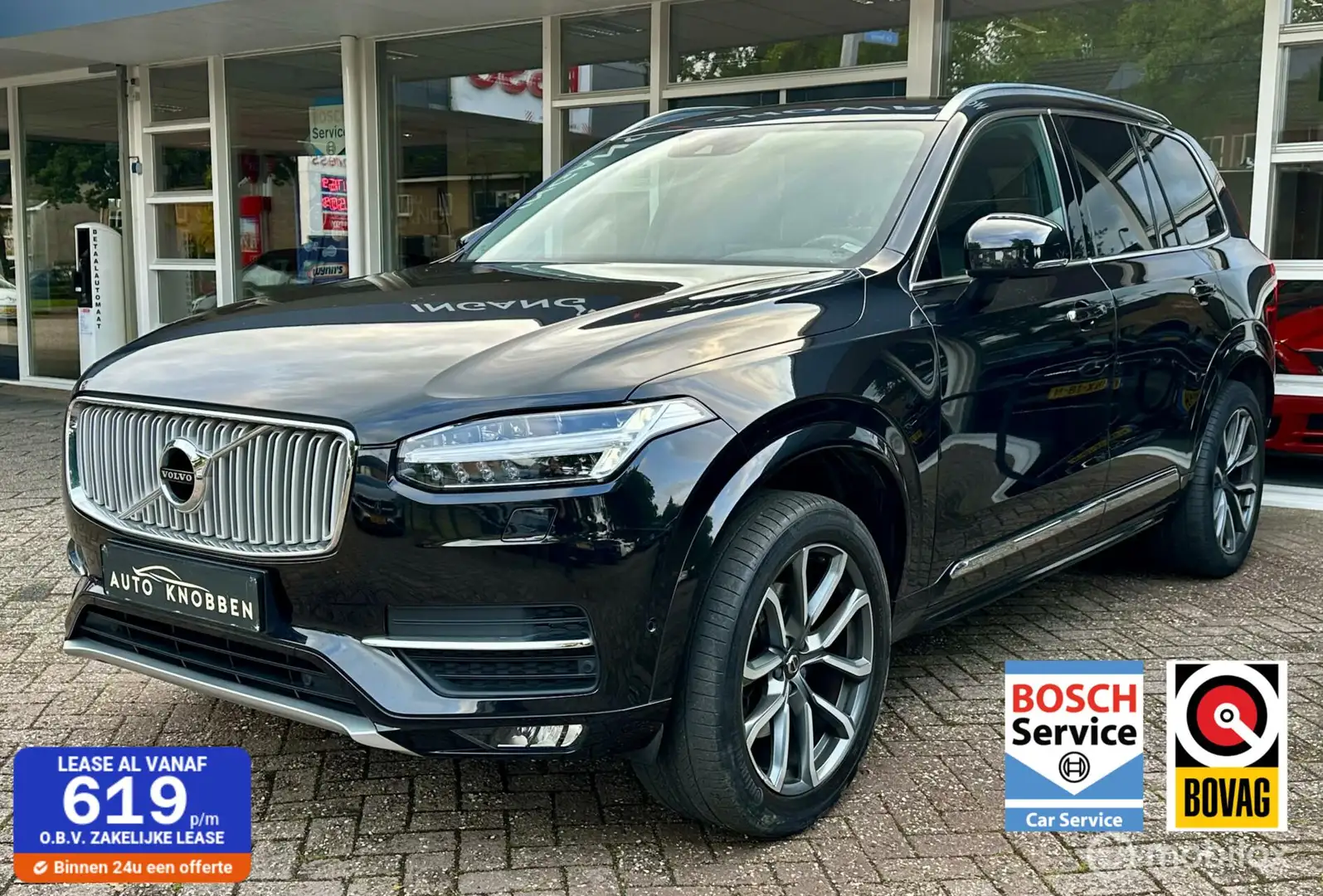 Volvo XC90 2.0 T5 AWD Inscription 7p. Led, Leer, Camera, Park Noir - 1