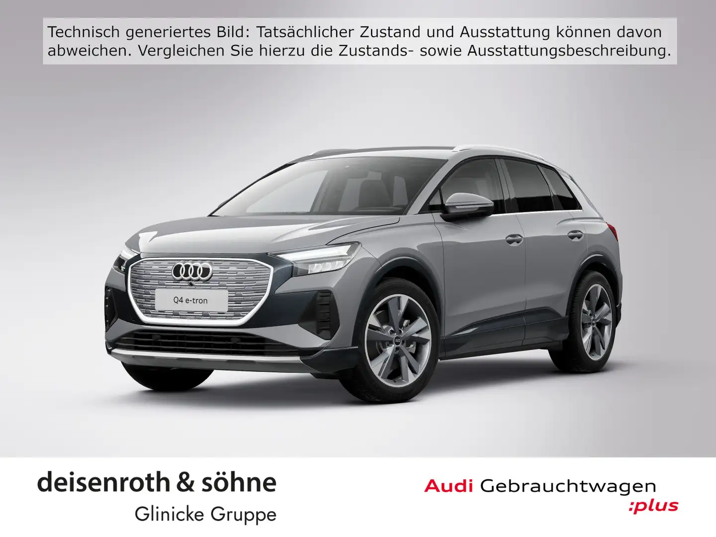 Audi Q4 e-tron 40 Advanced AHK/Nav/ACC/Kam/sound/SHZ Grau - 1
