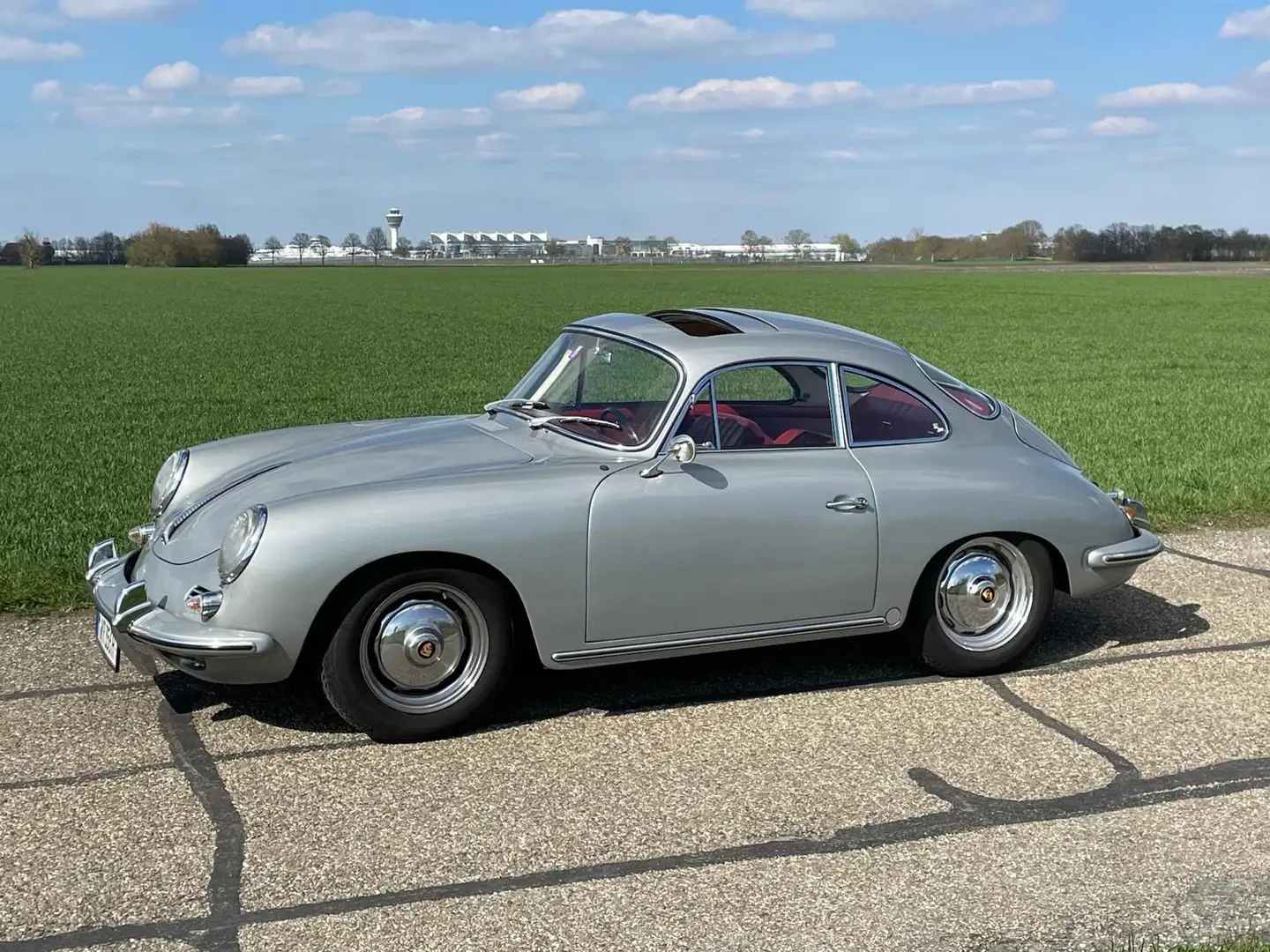 Porsche 356 B Super 90 SCHIEBEDACH Silber - 2