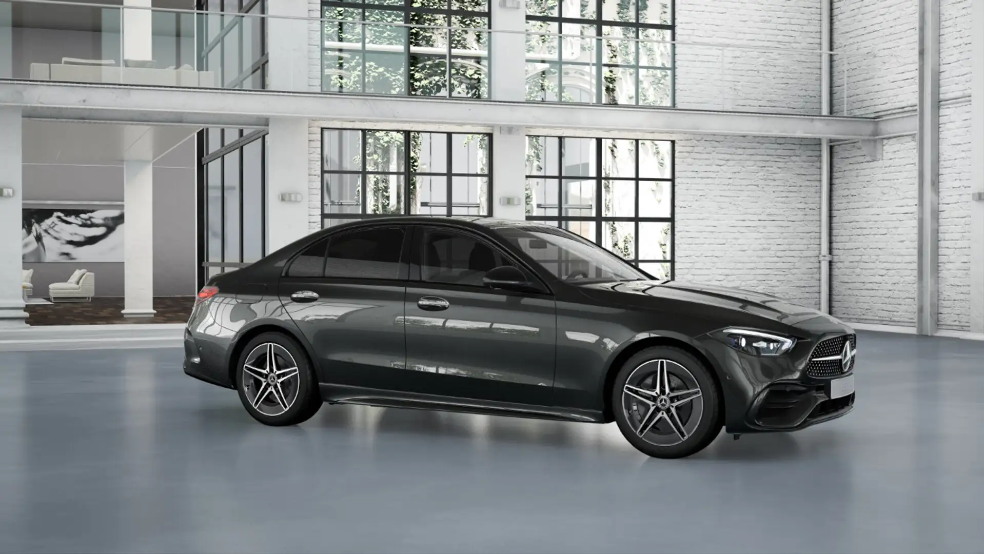 Mercedes-Benz C 220 d 4MATIC Limousine Österreich-Edition AMG Grau - 2