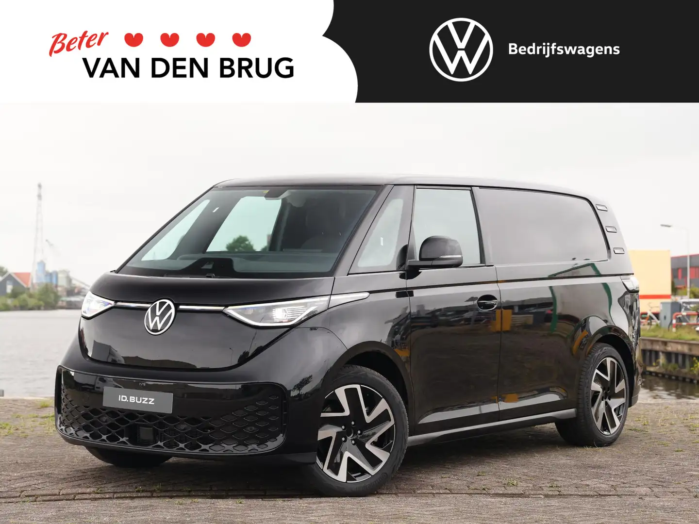 Volkswagen ID. Buzz Cargo Bedrijfswagens Bulli Edition 250 kW (340 pk) 4Moti Zwart - 1